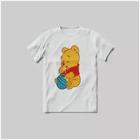 Футболка Winnie the Pooh (Винни пух, Винни и его друзья, медвежонок, ослик, филин Disney, Мультфильм) 1 Размер - 36