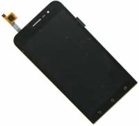 Дисплей для Asus ZenFone Go (ZB500KG) в сборе с тачскрином <черный>