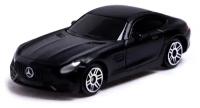 Машина металлическая Автоград "MERCEDES-AMG GT S" чёрный матовый