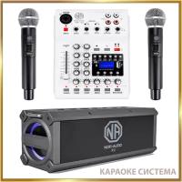 Караоке для дома / NOIR-audio Karaoke online / Караоке система / Караоке комплект / Онлайн караоке / Микшерный пульт / Беспроводные микрофоны