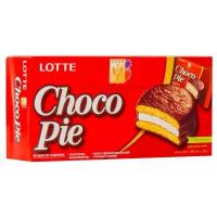 Пирожное Lotte Confectionery Choco Pie, 168 г, 6 шт. в уп.