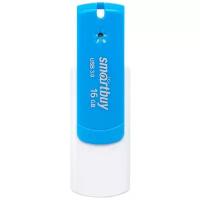 Флешка SmartBuy Diamond USB 3.0 16 GB, 1 шт., голубой
