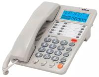 Телефон проводной Ritmix RT-495 белый телефонный аппарат