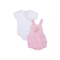 Комплект одежды Jacky размер 86, белый/розовый