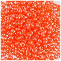Бисер круглый PRECIOSA 4, 10/0, 2,3 мм, 500 г, (Ф159), ярко-оранжевый