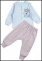 Комплект одежды для малыша (кофточка и штанишки) Совенок Дона