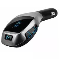 FM-модулятор автомобильный TAKARA X-5 Bluetooth, microSD и USB, MP3 плеер