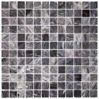Мозаика из натурального мрамора Silver Grey DAO-638-23-4. Глянцевая. Размер 300х300мм. Толщина 4мм. Цвет серый. 1 лист. Площадь 0.09м2