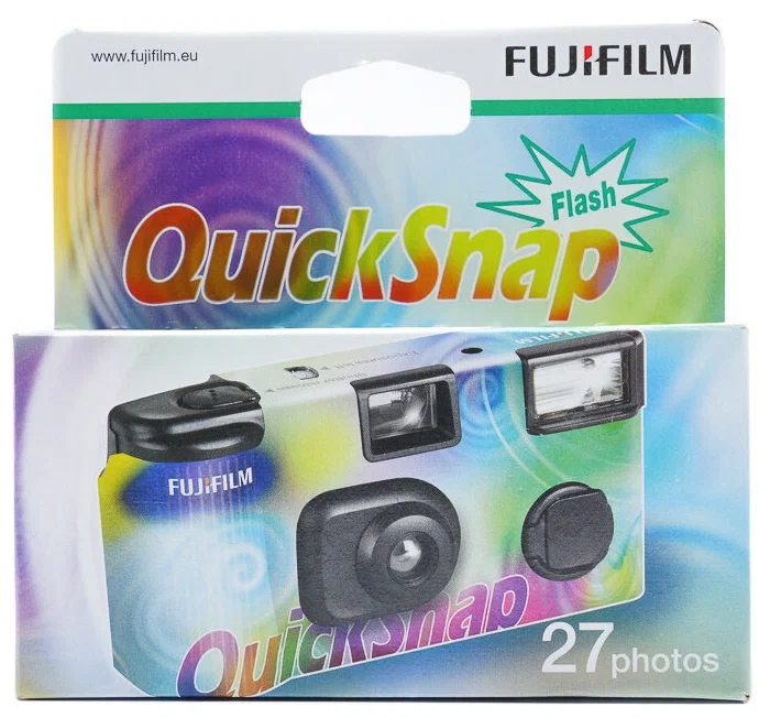 Одноразовая камера FUJIFILM Quick Snap 27: 27 кадров, вспышка