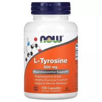 Аминокислота NOW L-Tyrosine 500 mg, нейтральный, 120 шт.