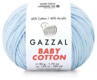 Пряжа GAZZAL Baby Cotton, 60 % хлопок, 40 % акрил, 50 г, 165 м