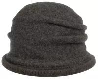 Шляпа SEEBERGER арт. 18421-0 BOILED WOOL CLOCHE (темно-серый), размер UNI