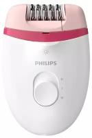 Эпилятор Philips BRE255 Satinelle Essential, розовый, белый