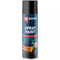 KERRY аэрозольная Эмаль Spray Paint черный, глянцевый, 405 мл