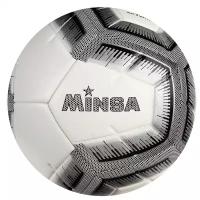 Мяч футбольный Minsa размер 5, 12 панелей, TPE, 3 подслоя, машинная сшивка, 400 г