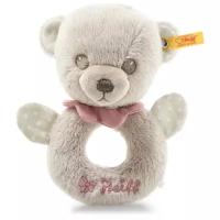 Погремушка Steiff Hello Baby Lea Teddy bear grip toy with rattle in gift box (Штайф Мишка Лея в коробке 15 см)