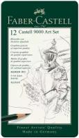 Faber-Castell Карандаши чернографитные Castell 9000 12 штук (119065)