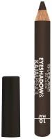 DEBORAH Тени-карандаш для век Eyeshadow&Kajal Pencil 10 brown finish mat