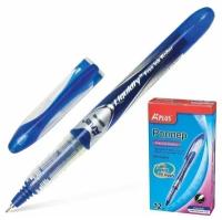 Ручка-роллер BEIFA (Бэйфа) "A Plus", синяя, корпус с печатью, узел 0,5 мм, линия письма 0,33 мм, RX302602-BL