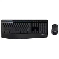 Клавиатура и мышь Logitech Wireless Combo MK345 Black USB