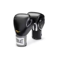 Everlast Боксерские перчатки Everlast тренировочные Pu Pro Style Anti-Mb черные 16 унций