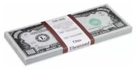 Сувенир Шуточные деньги Филькина грамота "1000 долларов", упаковка с европодвесом (AD0000121)