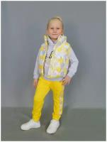 Комплект одежды MIDIMOD GOLD, спортивный стиль, размер 110-116, желтый