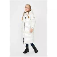 Куртка (Эко пух) BAON детская, модель: BK041606, цвет: COLD MILK MULTICOLOR, размер: 146