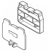 Торцевая и разделительная пластина (изолятор) для клеммного блока ABB 1SNA290281R0100