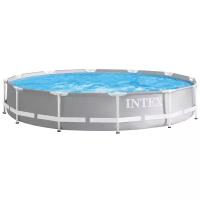 INTEX Бассейн каркасный призматический, 366x76см, сталь, ПВХ, 26710NP