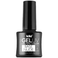 Kiki базовое покрытие Gel Uv&Led Base Nude 6 мл прозрачный