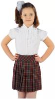 Школьная юбка Инфанта, модель 70308, цвет бордовый, размер 152-72