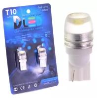 Светодиодная автомобильная лампа T10 - W5W -1 HP (с линзой) (комплект 2 лампы .)