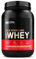 Протеин для спорсменов Optimum Nutrition Gold Standard 100% Whey 2 lb Strawberry Banana