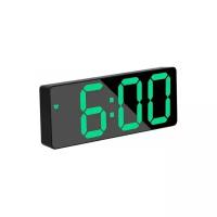 Часы будильник Электронные, Метеостанция, настольные,3 ААА, от USB