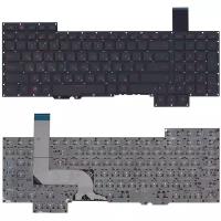 Клавиатура для ноутбука Asus G751 черная с подсветкой