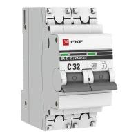Автоматический выключатель EKF ВА 47-63 2P (C) 4,5kA 32 А