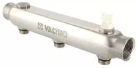 Коллектор VALTEC 1"х1/2"на 2 выхода из нержавеющей стали, шаг 100 мм (VTc.510. SS.060402)