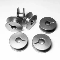 Комплект алюминиевых шпуль (10 шт.) для промышленных швейных машин JACK F4, JUKI 8300-8700, AURORA, веритас