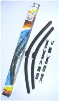 Щетки стеклоочистителя LARIOMI LWF6050, 600 мм+500 мм, бескаркасные, 2 шт