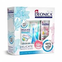 Deonica Delicate 3 For Women Подарочный набор мусс для душа + бритвенный станок