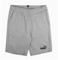 Шорты, PUMA ESS Jersey Shorts, Мужские, размер 116 ; Medium Gray Heather