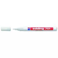 Художественный маркер Edding Маркер лаковый глянцевый edding 751, 1-2мм, белый