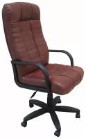 Кресло офисное Атлант Стандарт кожа коричневая