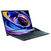 Ноутбук ASUS ZenBook Duo UX482EG-HY124T Intel i7-1165G7, 16G, 1T SSD, 14" FHD Touch 400nits, GeForce MX450 2Gb, ScreenPad™, Win10 Синий, 90NB0S51-M02210