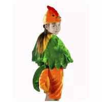 Карнавальный костюм "Петух-2" (Цв: Зеленый-Оранжевый )