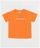 Оранжевая футболка Button Blue 121BBBB12013200 размер 110