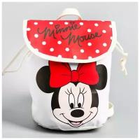 Рюкзак для девочки детский Disney Минни Маус "Minnie Mouse", дошкольный, размер 21х14 см