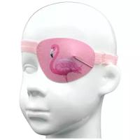 Окклюдер на резинке eyeOK "Няшные Вкусняшки Kawaii", размер детский, для закрытия левого глаза, анатомический
