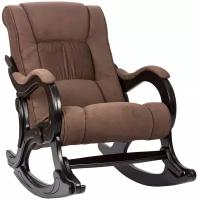 Кресло-качалка Модель 77 Венге, ткань Verona Brown